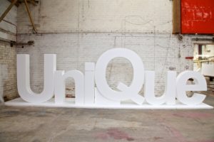 giant polystyrene letters