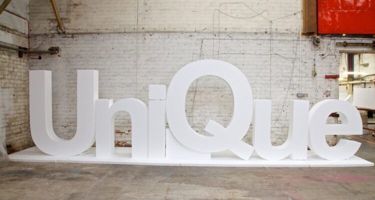 giant polystyrene letters