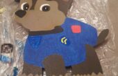 painted polystyrene prop