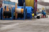 large umbilical cable reel