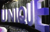 giant glittered letters