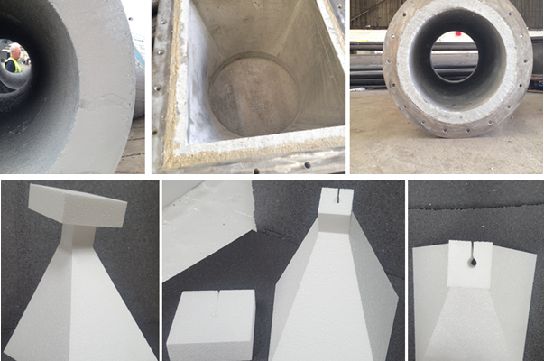 Is polystyrene strong enough for void forming?
